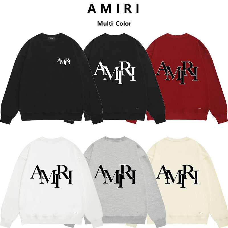 CASA-AMIRI 2024 New Cotton Classic Crewneck Sweatshirt