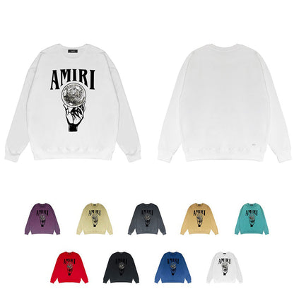 CASA-AMIRI 2024 New Cotton Classic Crewneck Sweatshirt Y074