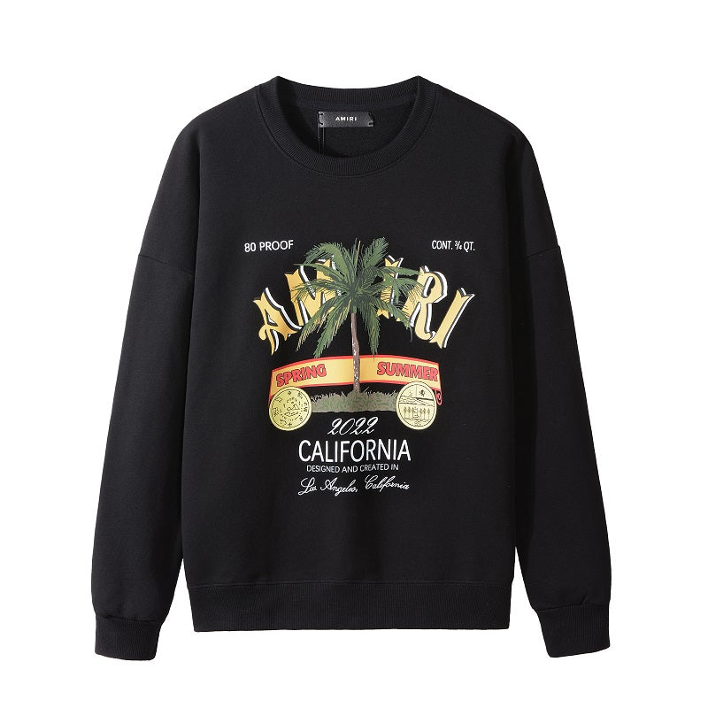 CASA-AMIRI 2024 New Cotton Classic Crewneck Sweatshirt 3347