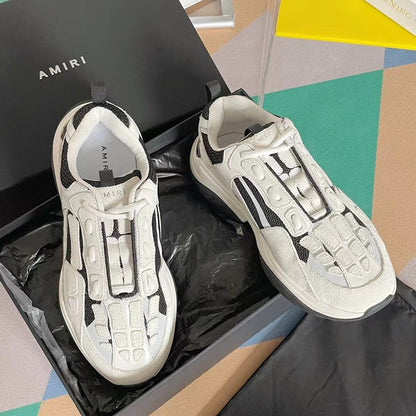 CASA-AMIRI  2024 New Skull Head Sneakers