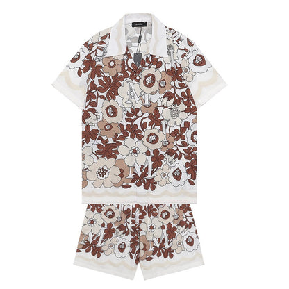 CASA-AMIRI 2023 New Shirt Shorts Set