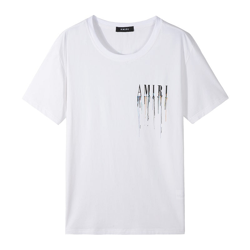 CASA-AMIRI 2024 New High Quality Cotton Flower Logo T-Shirt 2235