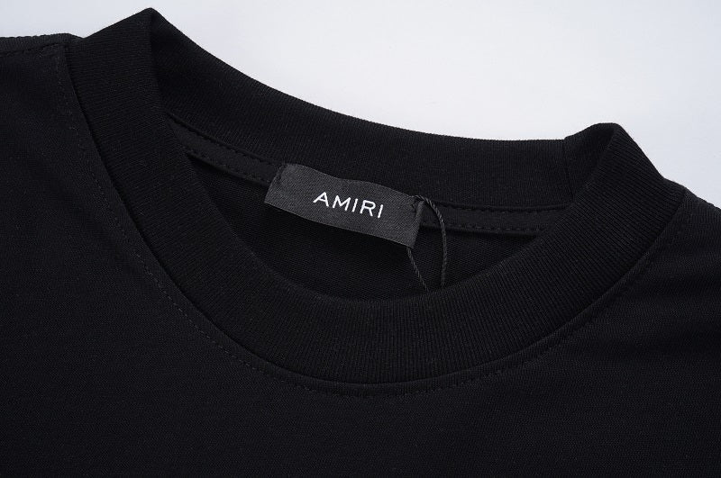 CASA-AMIRI 2024 New High Quality Cotton Flower Logo T-Shirt