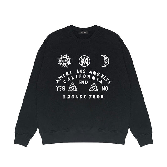 CASA-AMIRI 2024 New Cotton Classic Crewneck Sweatshirt Y073