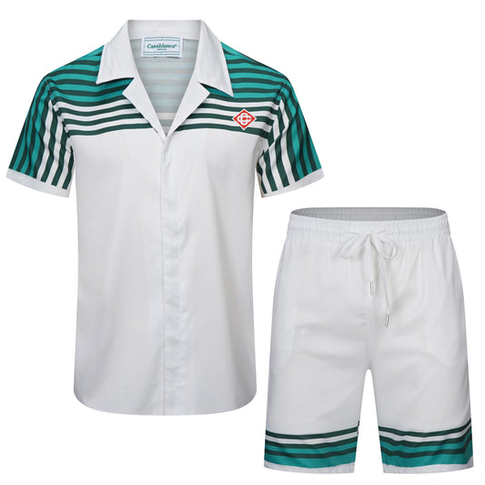 CASABLANCA 2023 New Shirt Shorts Set