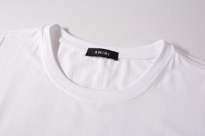 CASA-AMIRI 2024 New High Quality Cotton Flower Logo T-Shirt 2235