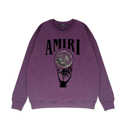 CASA-AMIRI 2024 New Cotton Classic Crewneck Sweatshirt Y074