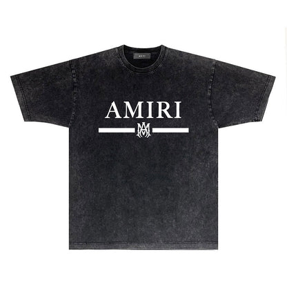 CASA-AMIRI 2024 New High Quality Cotton Flower Logo T-Shirt D002