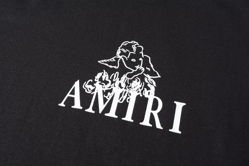 CASA-AMIRI 2024 New High Quality Cotton Flower Logo T-Shirt 2240