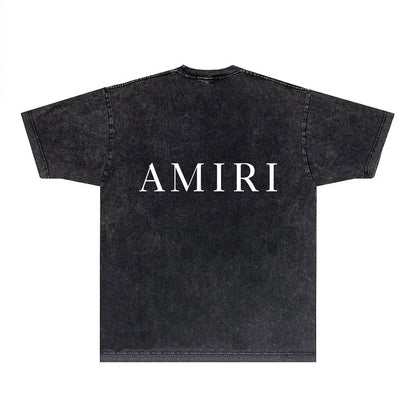 CASA-AMIRI 2024 New High Quality Cotton Flower Logo T-Shirt D003