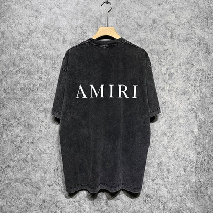 CASA-AMIRI 2024 New High Quality Cotton Flower Logo T-Shirt D003